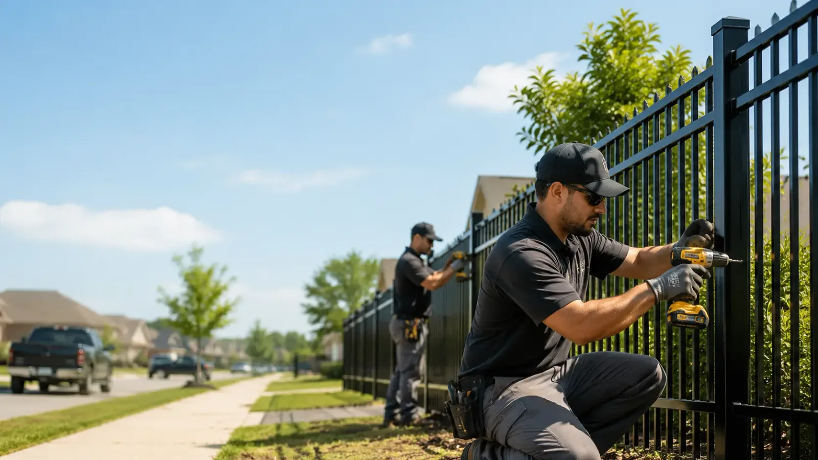Metal Fence Installation in Woodlawn, IL